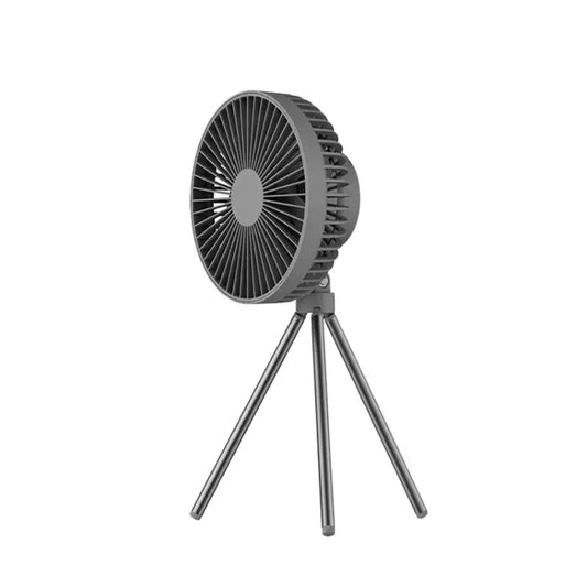 DQ213 4000mAh Outdoor Portable Camping Fan Tent Hanging Vertical Light(Black Grey) - Electric Fans by buy2fix | Online Shopping UK | buy2fix