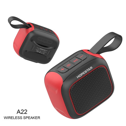 HOPESTAR A22 IPX6 Waterproof Portable Bluetooth Speaker Outdoor Subwoofer(Red Yellow) - Mini Speaker by HOPESTAR | Online Shopping UK | buy2fix