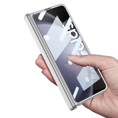 For Samsung Galaxy Z Fold5 GKK Integrated Magnetic Folding Hinge All-inclusive Phone Case(Silver) - Galaxy Z Fold5 Cases by GKK | Online Shopping UK | buy2fix