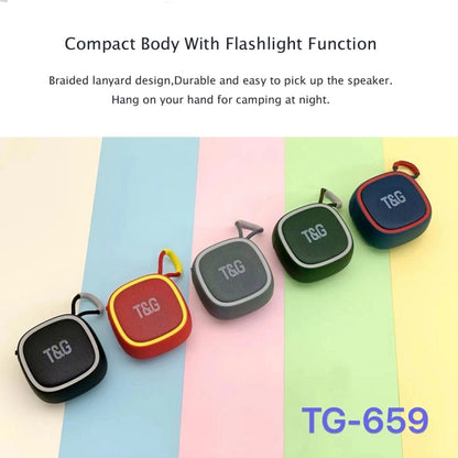 T&G TG659 Outdoor Portable TWS Mini Bluetooth Speaker(Black) - Mini Speaker by T&G | Online Shopping UK | buy2fix