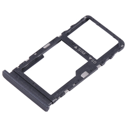 For TCL 40 R Original SIM + Micro SD Card Tray(Black) - For TCL by buy2fix | Online Shopping UK | buy2fix