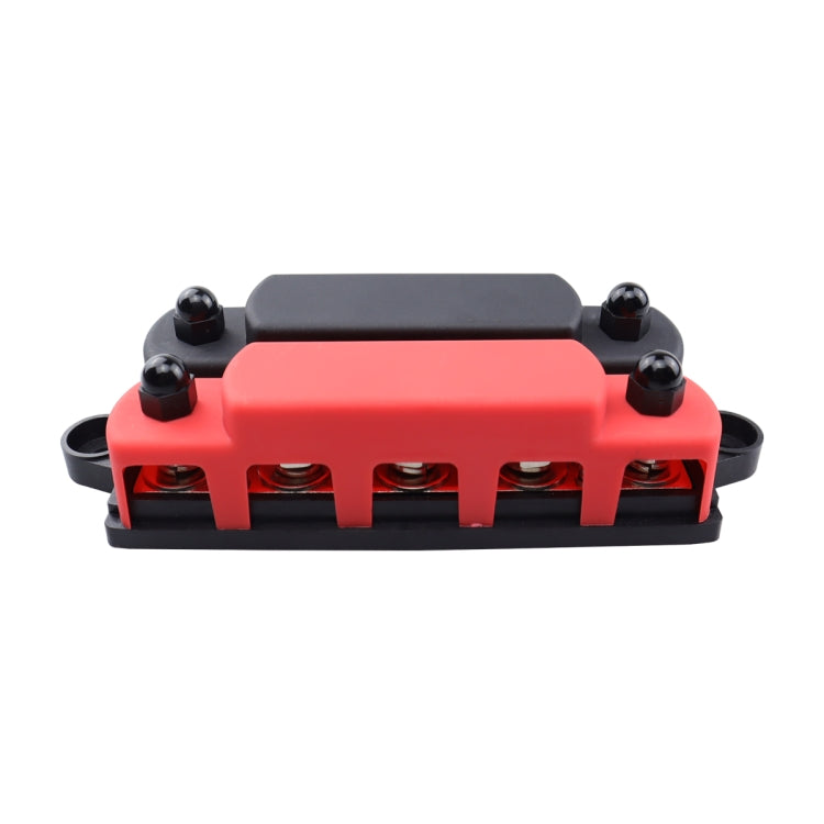 CP-4135 RV / Yacht M10 5-stud Double Row Busbar(Red Black) - Fuse by buy2fix | Online Shopping UK | buy2fix