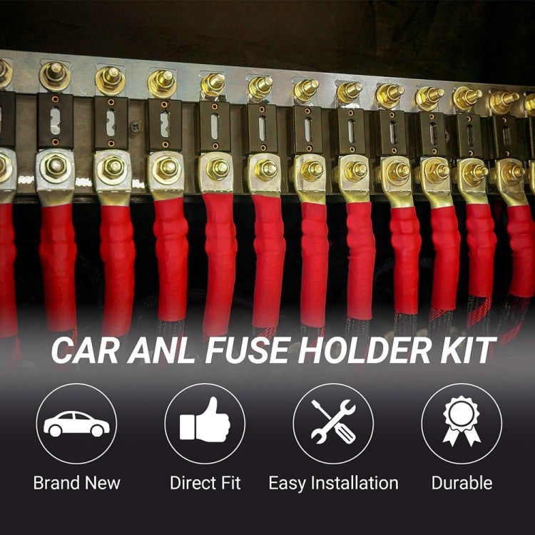 3 in 1 ANL Car Audio Modified Fuse Holder with 200A Fuse, Current:400A - Fuse by buy2fix | Online Shopping UK | buy2fix