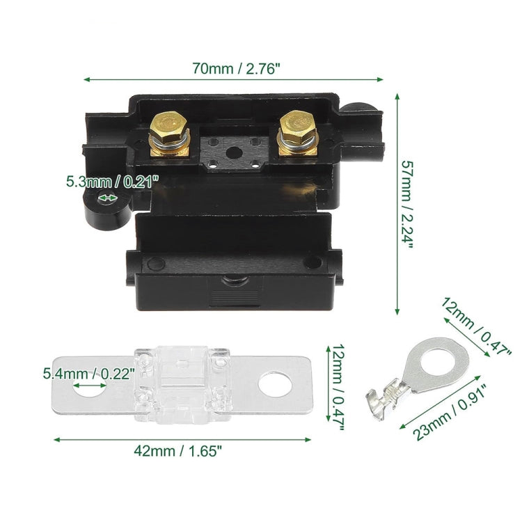 6 in 1 For Dual Battery Systems ANS Car Fuse Holder Fuse Box Kit, Current:40A - Fuse by buy2fix | Online Shopping UK | buy2fix