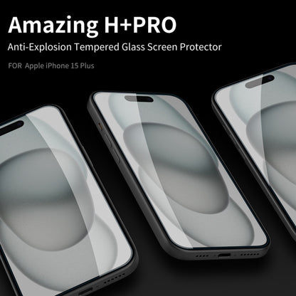 For iPhone 15 Plus NILLKIN H+Pro 0.2mm 9H Explosion-proof Tempered Glass Film - iPhone 15 Plus Tempered Glass by NILLKIN | Online Shopping UK | buy2fix