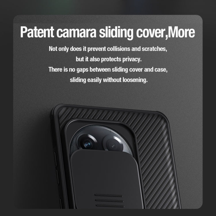 For OnePlus Ace 2 Pro NILLKIN CamShield Pro PC Phone Case(Black) - OnePlus Cases by NILLKIN | Online Shopping UK | buy2fix