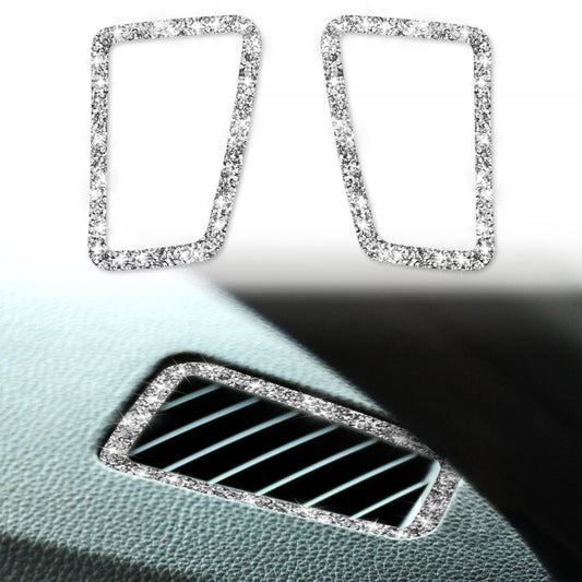 For BMW 3 Series E90 2005-2012 Car Air Outlet Diamond Decorative Sticker, Left Drive - Car Interior Mouldings by buy2fix | Online Shopping UK | buy2fix