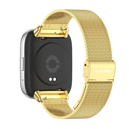 For Redmi Watch 3 Lite / Watch 3 Active Mijobs Milan Buckle Metal Watch Band(Gold) - Watch Bands by MIJOBS | Online Shopping UK | buy2fix