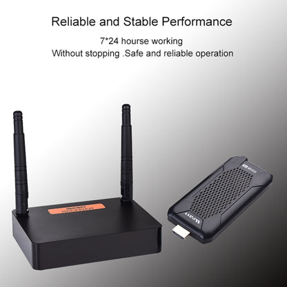 Measy FHD656 Mini 1080P HDMI 1.4 HD Wireless Audio Video Transmitter Receiver Extender Transmission System, Transmission Distance: 100m, AU Plug - Computer & Networking by Measy | Online Shopping UK | buy2fix
