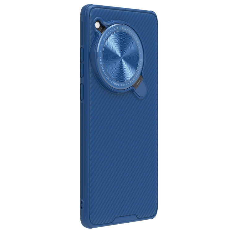 For OnePlus 12 NILLKIN CamShield Prop CD Texture Mirror Phone Case(Blue) - OnePlus Cases by NILLKIN | Online Shopping UK | buy2fix