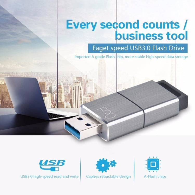 EAGET F90 32G USB 3.0 Interface Metal Flash U Disk - Computer & Networking by EAGET | Online Shopping UK | buy2fix