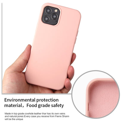 For iPhone 12 / 12 Pro Solid Color Liquid Silicone Shockproof Protective Case(Midnight Blue) - iPhone 12 / 12 Pro Cases by buy2fix | Online Shopping UK | buy2fix