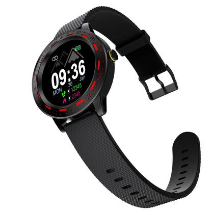 S18 1.3 inch TFT Screen IP67 Waterproof Smart Watch Bracelet, Support Sleep Monitor / Heart Rate Monitor / Blood Pressure Monitoring(Black Red) - Smart Wear by buy2fix | Online Shopping UK | buy2fix