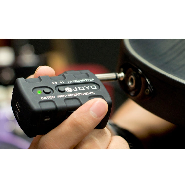 JOYO JW-01 Low Noise Portability Guitar Wireless Audio Transmitter Audio Receiver, Plug:EU Plug(Black) - Stringed Instruments Accessories by JOYO | Online Shopping UK | buy2fix