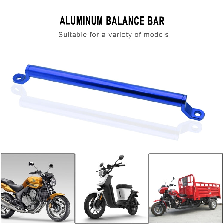 CS-859A2 Motorcycle Electric Vehicle Aluminum Alloy Extended Balance Bar Headlight Mobile Phone Bracket(Blue) - Others by buy2fix | Online Shopping UK | buy2fix