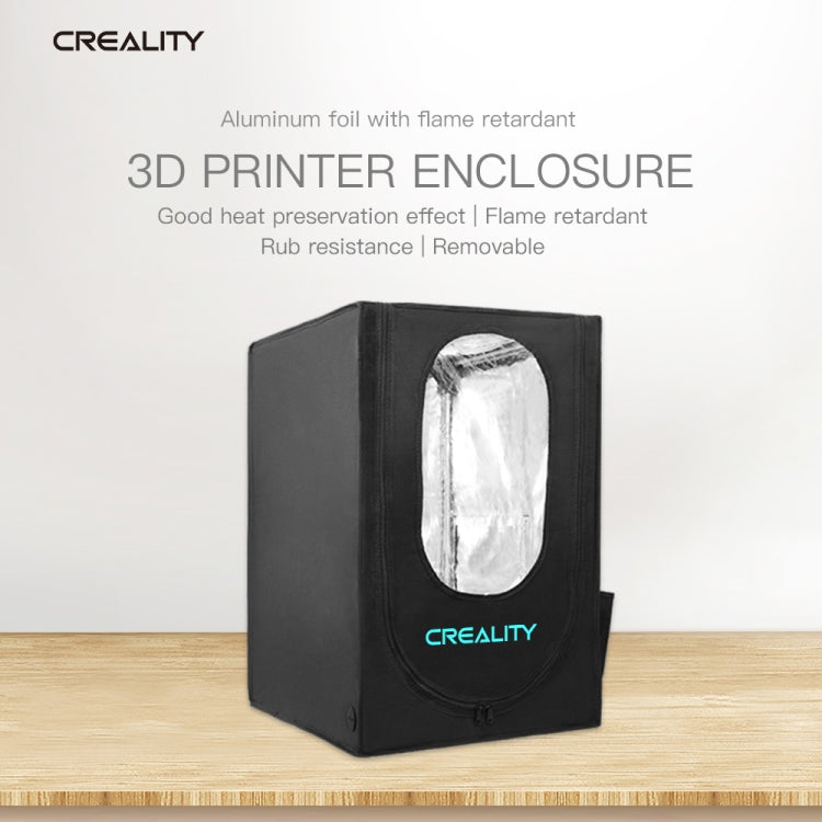 Creality 3D Printer Flame Retardant Aluminum Foil Cloth Protective Cover for Ender-3, Big Size: 70x75x90cm - Parts by Creality | Online Shopping UK | buy2fix