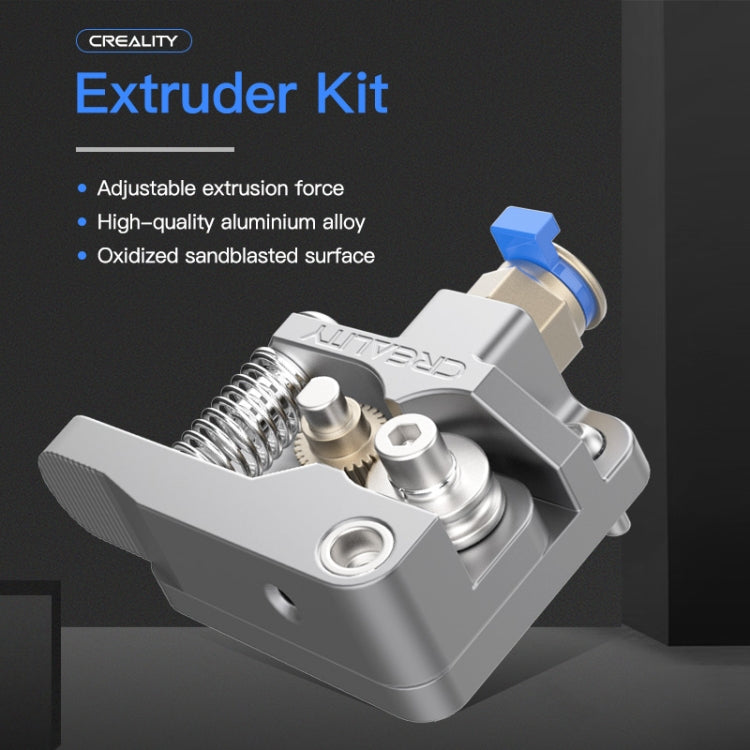 Creality All Metal Silver Block Bowden Extruder Kit for Ender-3 / Ender-3 Pro / Ender-3 V2 / CR-10 Pro V2 3D Printer - Consumer Electronics by Creality | Online Shopping UK | buy2fix