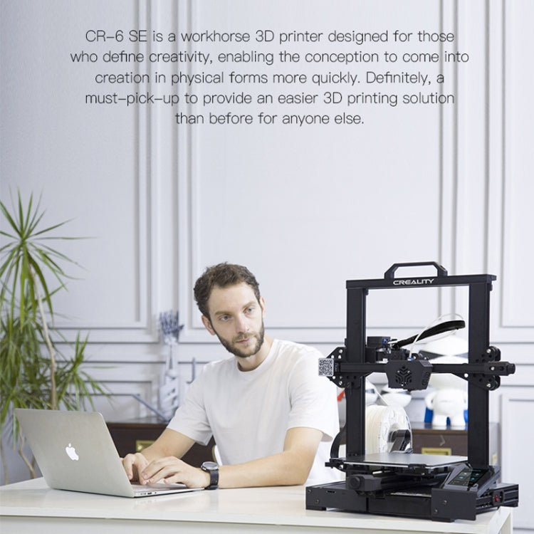 CREALITY CR-6 SE 350W Intelligent Leveling-free DIY 3D Printer, Print Size : 23.5 x 23.5 x 25cm, US Plug - 3D Printer by Creality | Online Shopping UK | buy2fix