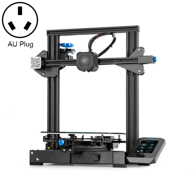 CREALITY Ender-3 V2 Craborundom Glass Platform Ultra-silent DIY 3D Printer, Print Size : 22 x 22 x 25cm, AU Plug - 3D Printer by Creality | Online Shopping UK | buy2fix