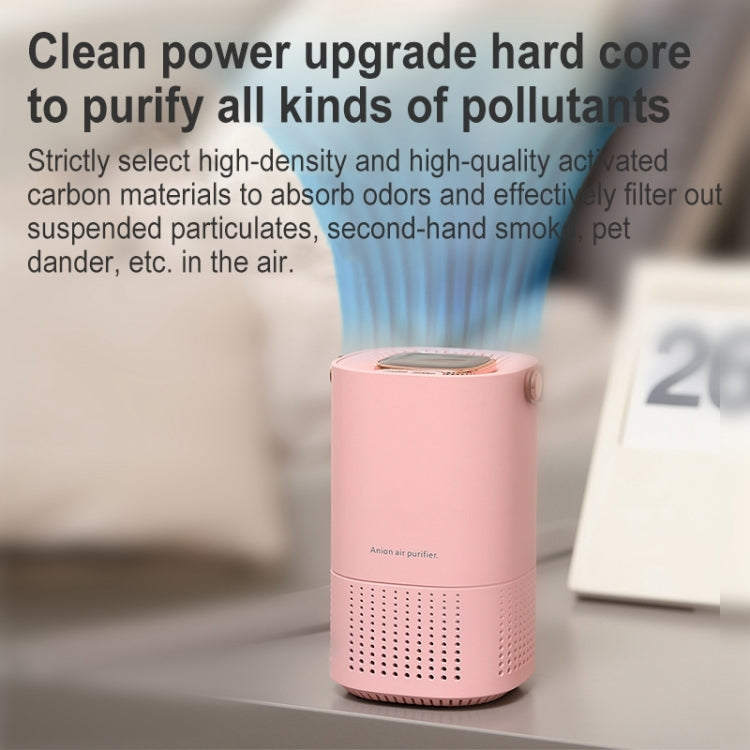 A8 Home Portable Air Purifier (Pink) - Home & Garden by buy2fix | Online Shopping UK | buy2fix