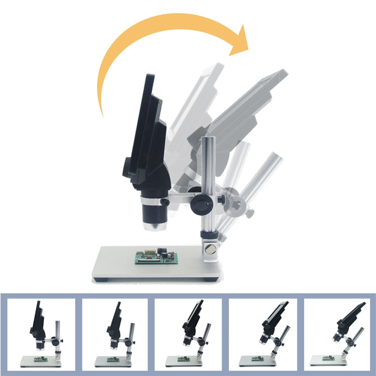 G1200 7 inch LCD Screen 1200X Portable Electronic Digital Desktop Stand Microscope, AU Plug - Consumer Electronics by buy2fix | Online Shopping UK | buy2fix