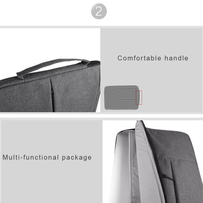 Universal Multiple Pockets Wearable Oxford Cloth Soft Portable Simple Business Laptop Tablet Bag, For 13.3 inch and Below Macbook, Samsung, Lenovo, Sony, DELL Alienware, CHUWI, ASUS, HP (Grey) - 13.3 inch by buy2fix | Online Shopping UK | buy2fix