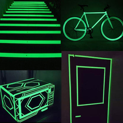 Luminous Tape Green Glow In Dark Wall Sticker Luminous Photoluminescent Tape Stage Home Decoration, Size: 5cm x 3m(Yellow Light) - Sticker by buy2fix | Online Shopping UK | buy2fix