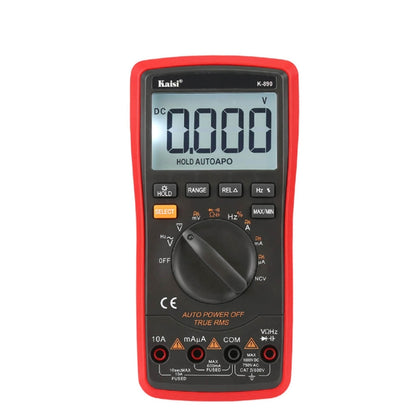 Kaisi K-890 Professional LCD Digital Multimeter Electrical Handheld Digital Multimeter Tester - Current & Voltage Tester by Kaisi | Online Shopping UK | buy2fix