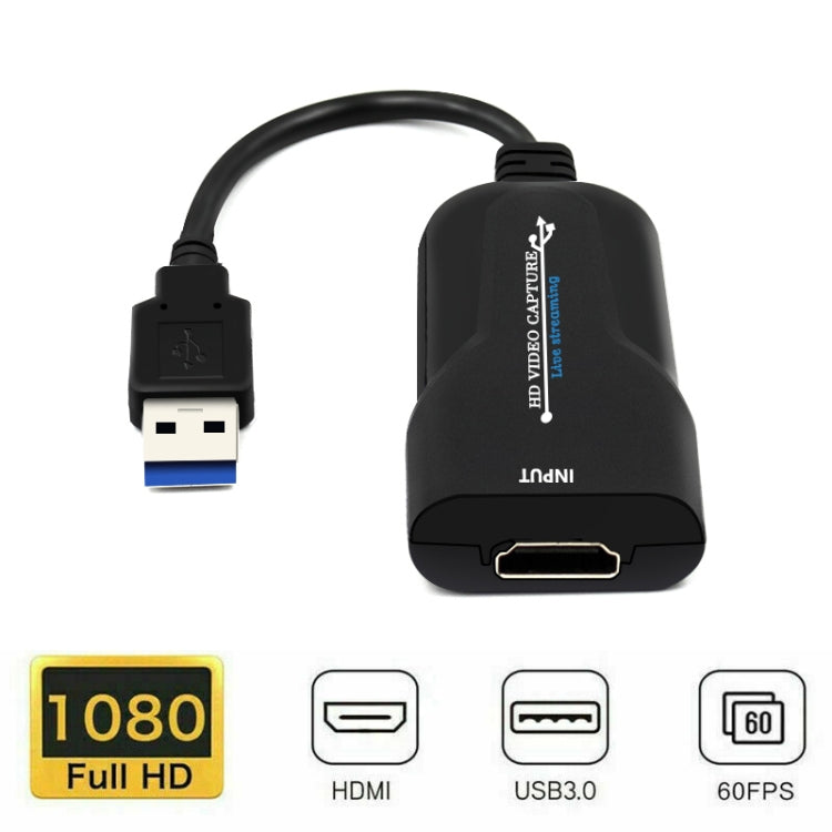 K004 HDMI to USB 3.0 UVC HD Video Capture (Black) - Consumer Electronics by buy2fix | Online Shopping UK | buy2fix