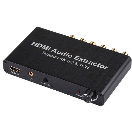 4K 3D HDMI 5.1CH Audio Decoder Extractor - Computer & Networking by buy2fix | Online Shopping UK | buy2fix