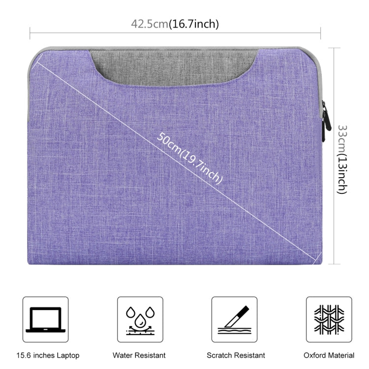 HAWEEL 15.6inch Laptop Handbag, For Macbook, Samsung, Lenovo, Sony, DELL Alienware, CHUWI, ASUS, HP, 15.6 inch and Below Laptops(Purple) - 13.3 inch by HAWEEL | Online Shopping UK | buy2fix