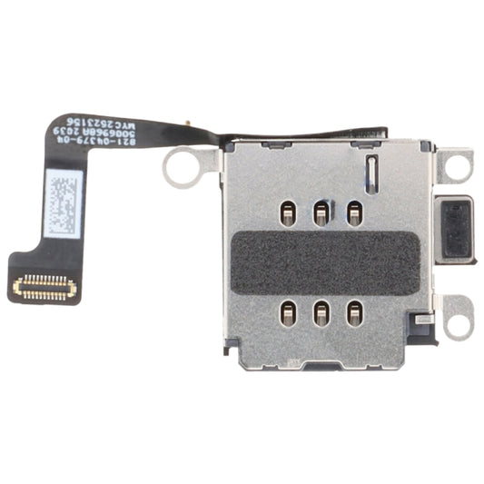 For iPhone 15 Plus Single SIM Card Holder Socket with Flex Cable -  by buy2fix | Online Shopping UK | buy2fix
