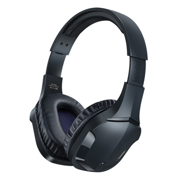 REMAX RB-750HB Wireless Gaming Bluetooth V5.0 Headphone (Navy Blue) - Headset & Headphone by REMAX | Online Shopping UK | buy2fix