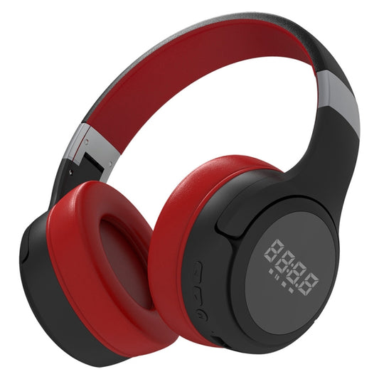 ZEALOT B28 Folding Headband Bluetooth Stereo Music Headset with Display (Red) - Headset & Headphone by ZEALOT | Online Shopping UK | buy2fix