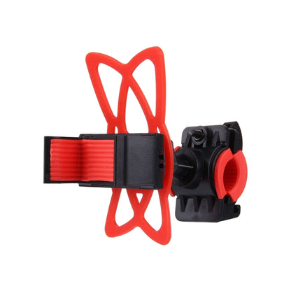 360 Degree Rotation Bicycle Phone Holder with Flexible Stretching Clip for iPhone 7 & 7 Plus / iPhone 6 & 6 Plus / iPhone 5 & 5C & 5s(Red) - Holders by buy2fix | Online Shopping UK | buy2fix