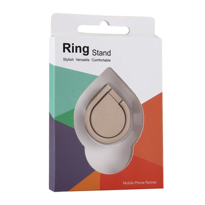 Universal 360 Degree Rotation Drops of water Style Ring Phone Holder Stand(Gold) - Ring Holder by buy2fix | Online Shopping UK | buy2fix