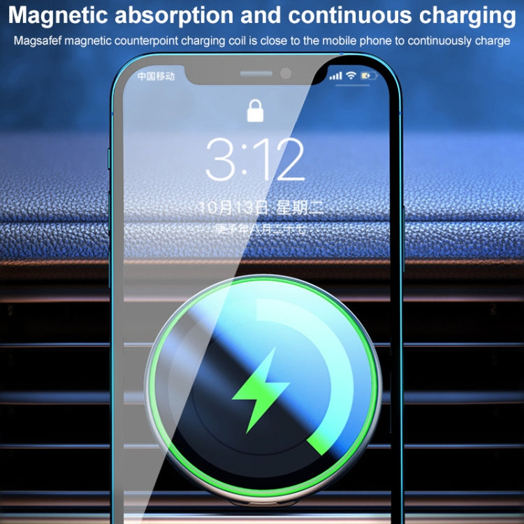 CAFELE 15W Magnetic Car Air Outlet Phone Holder Wireless Charger - In Car by CAFELE | Online Shopping UK | buy2fix