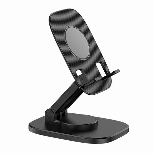 FD5 B028 Foldable Rotating Desktop Phone Tablet Holder (Black) - Desktop Holder by buy2fix | Online Shopping UK | buy2fix