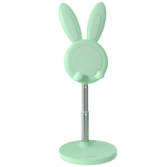 03247 Rabbit Retractable Phone Lazy Bracket Foldable Desktop Holder(Green) - Desktop Holder by buy2fix | Online Shopping UK | buy2fix