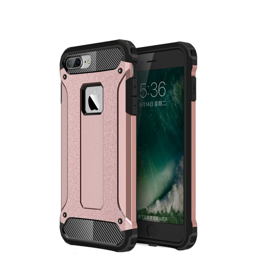 For iPhone 7 Plus Magic Armor TPU + PC Combination Case(Rose Gold) - Apple Accessories by buy2fix | Online Shopping UK | buy2fix