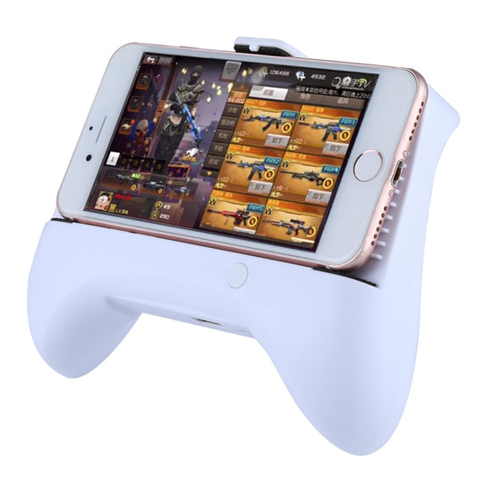 CCF-013 Multi-function 3 in 1 Phone Gamepad Holder Handle with Charging / Radiating, For iPhone, Galaxy, Huawei, Xiaomi, LG, HTC, Sony, Google and other Smartphones(White) - Cooling Fan Radiator by buy2fix | Online Shopping UK | buy2fix