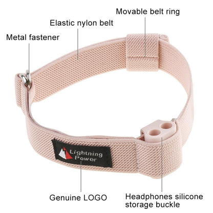 Outdoor Sport Anti-lost Wireless Earphone Holder Case Storage Rack Wrist Band Strap for Apple AirPods 1 / 2(Pink) - Apple Accessories by buy2fix | Online Shopping UK | buy2fix