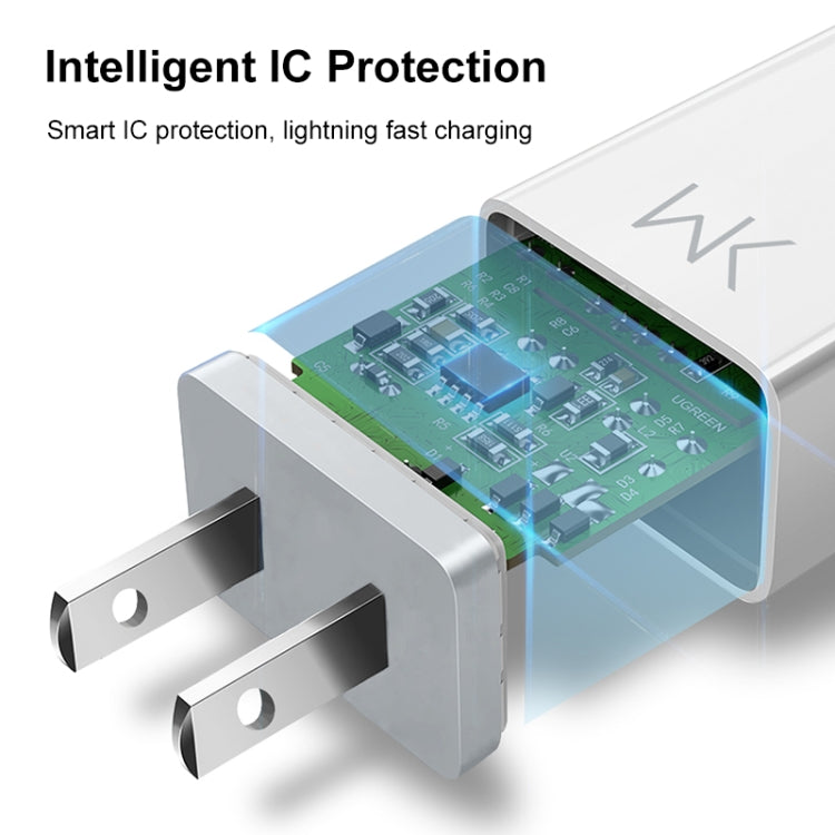 WK WP-U52 Lepo QC3.0 Fast Charging (US Plug) - Apple Accessories by WK | Online Shopping UK | buy2fix