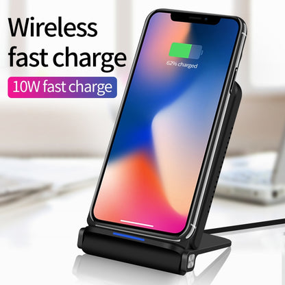 Q200 5W ABS + PC Fast Charging Qi Wireless Fold Charger Pad(Black) - Apple Accessories by buy2fix | Online Shopping UK | buy2fix