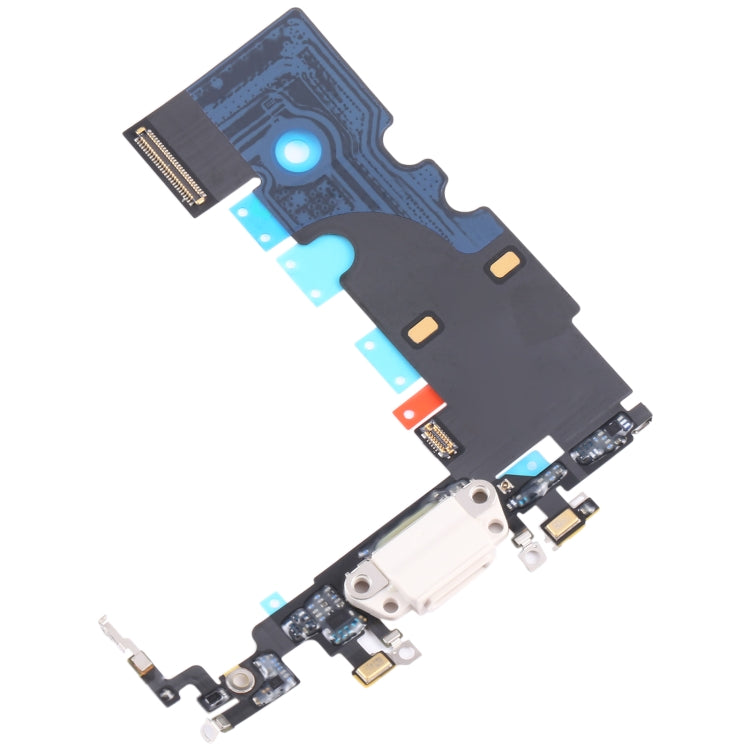 For iPhone SE 2022 3rd Gen Charging Port Flex Cable (White) - SE 2nd Generation Parts by buy2fix | Online Shopping UK | buy2fix