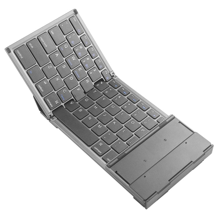 B066 Universal Mini Foldable Bluetooth Wireless Keyboard with Touchpad - Mini Keyboard by buy2fix | Online Shopping UK | buy2fix