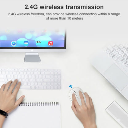 ZGB 360 2.4G Computer Laptop Wireless Chargeable Mini Mouse 1000dpi(White) - Wireless Mice by Chasing Leopard | Online Shopping UK | buy2fix