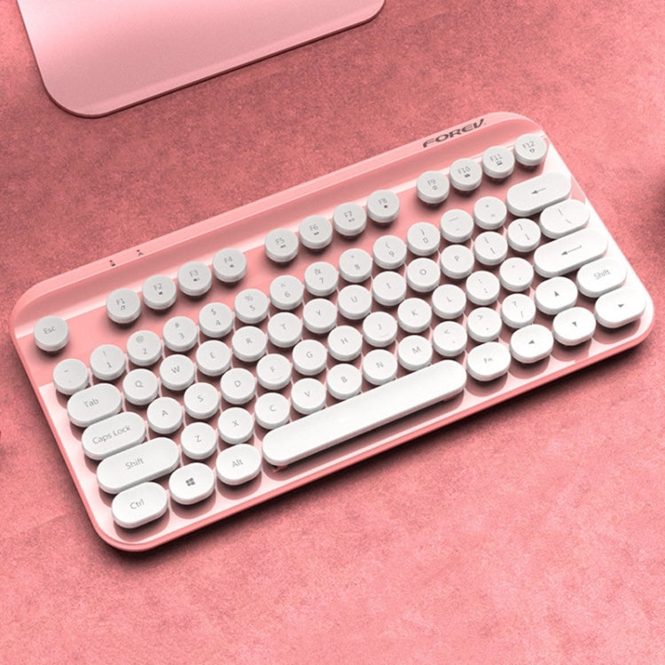 FOREV FV-WI8 Portable 2.4G Wireless Keyboard (Pink) - Wireless Keyboard by buy2fix | Online Shopping UK | buy2fix