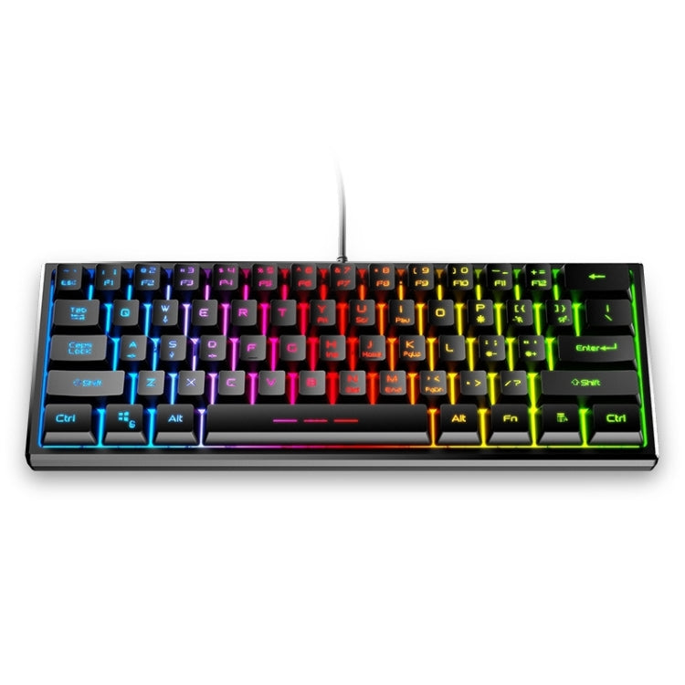 FOREV FV61 Wired Mechanical Gaming Illuminated Keyboard - Wired Keyboard by buy2fix | Online Shopping UK | buy2fix