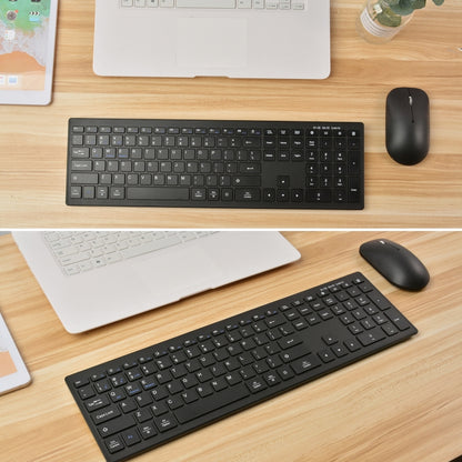 169 2.4Ghz + Bluetooth  Dual Mode Wireless Keyboard, Compatible with iSO & Android & Windows (Black) - Wireless Keyboard by buy2fix | Online Shopping UK | buy2fix